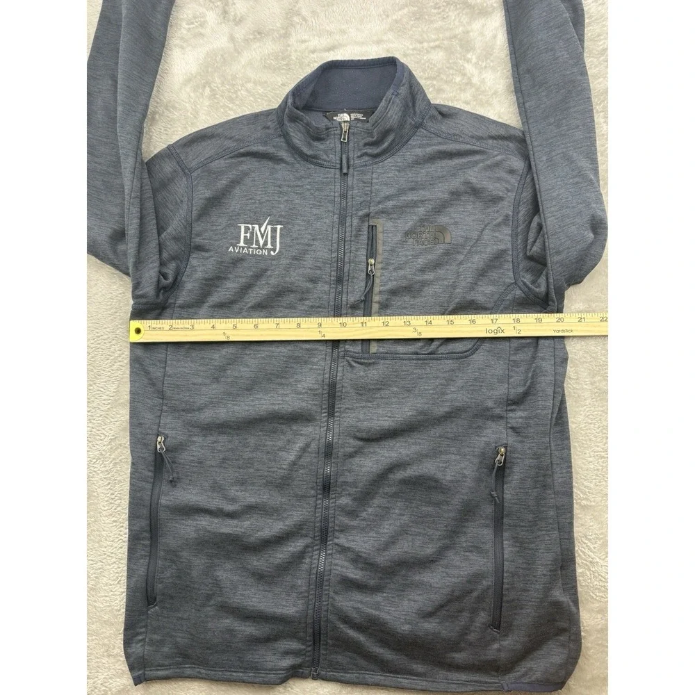 The North Face Men's Size Medium Grey Fleece Jacket 